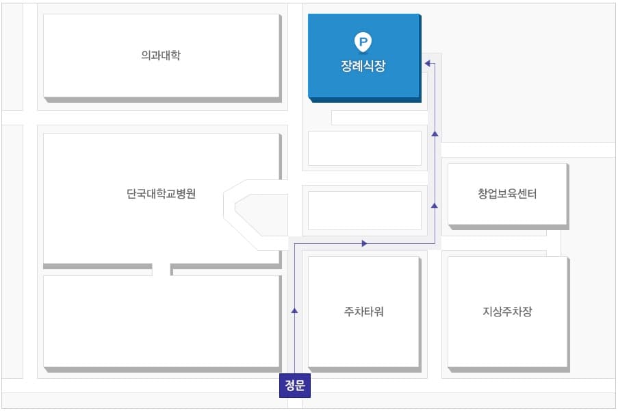 천안 단국대학교병원장례식장 유족 대기실 - 충청남도 천안시
