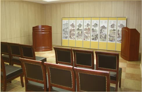 안동농협장례식장 접수 로비 - 경상북도 안동시