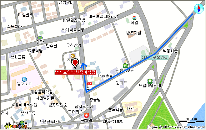 남지요양병원장례식장 빈소(분향소) - 경상남도 창녕군