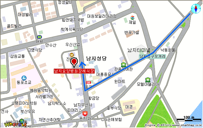 남지요양병원장례식장 유족 대기실 - 경상남도 창녕군