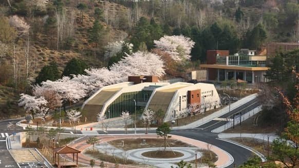 순천시립추모공원 화장장 외관