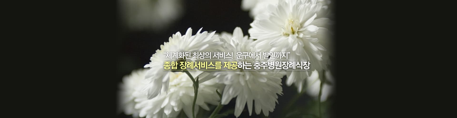 충주병원장례식장 전경 - 충청북도 충주시