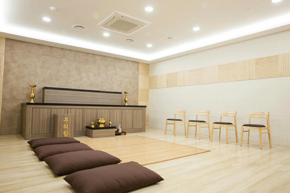 울산시티병원장례식장 접수 로비 - 울산광역시 북구