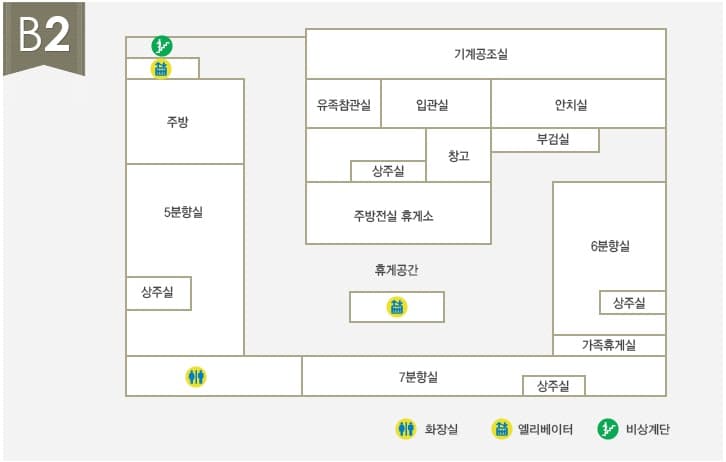 제주대학교병원장례식장 장례식장 내부 - 제주특별자치도 제주시