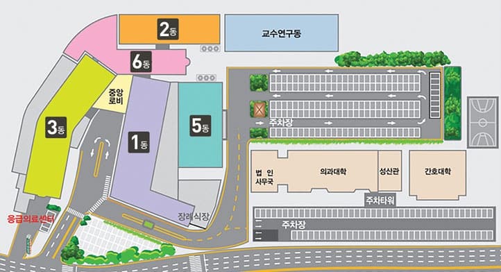 고신대 복음병원 장례식장 전경 - 부산광역시 서구